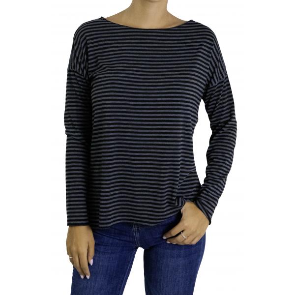 maglia a righe con manica lunga